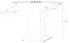 Esstisch Esszimmertisch 100 - 140 cm ausziehbar weiß - LEO Produktbild-Vorschau 5
