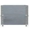 vidaXL Paletten-Aufsatzrahmen 2 Stk. Grau 100x50 cm Produktbild-Vorschau 4
