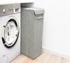 50L Wäschekorb mit Deckel - 20x40x60 Wäschesammler Schmal - Produktbild-Vorschau 2