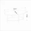 Skye Decor, Elis - Travertine, Couchtische, Travertin, 90 x Produktbild-Vorschau 7