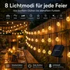 Solar Lichterkette Outdoor 9.5m 50 LEDs, Kristallkugeln, 8 Produktbild-Vorschau 7