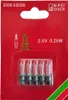 Ersatzbirnen für Lichterketten 2,5 Volt 0,25W klar 5 Stück Produktbild-Vorschau 2