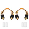 deleyCON 2x Fensterdurchführungen SAT Kabel 17cm Flexibel Produktbild-Vorschau 2