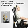 HOMCOM Bürostuhl Schreibtischstuhl mit Armlehne, Produktbild-Vorschau 8