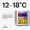 Lodówka Klarstein, mini lodówka z szklanymi drzwiami, mini Podgląd zdjęcia produktu 4