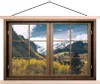 MuchoWow® Textilposter Aussicht - Schnee - Berg 60x40 cm Produktbild-Vorschau 1