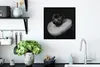 MuchoWow® Gerahmtes Poster Malerei - Mops - Schwarz - Weiß Produktbild-Vorschau 3