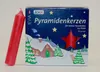 EWA, pyramidové svíčky, červené, 24 kusů Náhled obrázku produktu 3