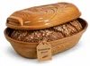 KERAZO 4,5 Liter Brotbackform mit Deckel und Getreidemuster Produktbild-Vorschau 1