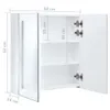 vidaXL LED-Spiegelschrank 60x14x62 cm Produktbild-Vorschau 8