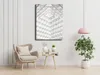 Wandbild - Braun - Weiß - 30 x 40 cm - Pampasgras Produktbild-Vorschau 6