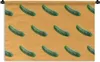 MuchoWow® Wandteppich Wandbehang Gemüse - Muster - Orange Produktbild-Vorschau 1