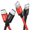 Samsung Galaxy A40 Schnell Ladekabel Daten Nylon Lade Kabel Produktbild-Vorschau 7