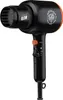 A black and orange hairdryer is shown against a white background. Podgląd zdjęcia produktu