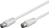 goobay Antennenkabel Koax Stecker/Kupplung weiß 15 m Produktbild-Vorschau 5