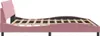 vidaXL Rám postele s čelem "Dover" růžový 180x200 cm Náhled obrázku produktu 5