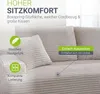 Juskys Sofa Coredo - Taupe, moderne Couch aus Cord mit Produktbild-Vorschau 4