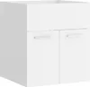 vidaXL Vanity Unit White 41x38,5x46 cm Drevo Materiál Náhľad obrázku produktu 1