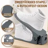 QEENTOE Einstellbare Schuhregale 10 Stück Produktbild-Vorschau 3