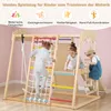 COSTWAY Klettergerüst, 8 in 1 Kletterdreieck mit Schaukel, Produktbild-Vorschau 5