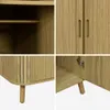 sweeek - Schrank Holzlook mit Regal und Kleiderstange - Produktbild-Vorschau 3