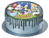Sonic torta topper 20cm Ø oblátky papier narodeniny Náhľad obrázku produktu 2