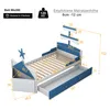 Kinderbett aus Holz,Einzelbett(90*200cm,mit 2 Produktbild-Vorschau 6