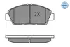 MEYLE 025 218 7918/W Bremsbeläge Vorne für HONDA CIVIC VI Produktbild-Vorschau 2