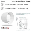 100mm Abluft Zuluft Grow Lüfter Ventilator Rohrlüfter für Produktbild-Vorschau 6
