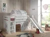 Pino Spielbett mit Rutsche Kiefer Textilset Baumwolle Produktbild-Vorschau 2