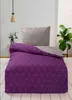 Bettwäsche 100% Baumwolle 200x220 cm Renforce Raute Lila Produktbild-Vorschau 4