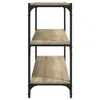 vidaXL Regál Sonoma Dub 80x33x70,5 cm odvozený výrobek ze Náhled obrázku produktu 6