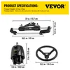 VEVOR Set di timoneria idraulica per barche, 300 hp, set di Anteprima dell’immagine prodotto 7