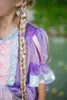 Rapunzel-Zopf, blond für Kinder - Faschingszubehör Produktbild-Vorschau 4