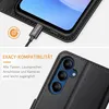 Samsung Galaxy A15 5G Schwarz Leder Klapphülle mit Produktbild-Vorschau 7