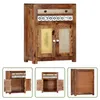The Living Store Beistellschrank 60x30x75 cm Massivholz Produktbild-Vorschau 1