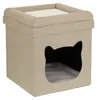 Relaxdays grotta per gatti posto letto zampe di velluto Anteprima dell’immagine prodotto 9