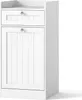 Freistehender Badezimmer-Wäscheschrank mit ausklappbarem Produktbild-Vorschau 1