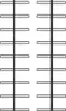 Two identical black metal wine racks are shown against a white background. Náhľad obrázku produktu