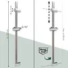 asta doccia bremermann in acciaio inox 71,5 cm incl. doccia Anteprima dell’immagine prodotto 7
