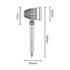 LED-buitenlamp, tuinlamp, grondspie, model Flori, kleur Productafbeelding-voorbeeld 7
