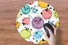 MuchoWow® Mauspad Mousepad Schafe - Punkte - Muster 50x50 Produktbild-Vorschau 3