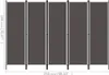 A diagram showing a room divider with dimensions. Produktbild-Vorschau