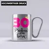 Trendation -  30. Geburtstag Edelstahl Tasse Karabiner Frau Produktbild-Vorschau 2