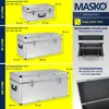 Masko® Set da 3 contenitori in alluminio, scatole in Anteprima dell’immagine prodotto 7