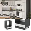 Herdumbauschrank Vicco R-Line Weiß Landhaus 60 cm ohne Produktbild-Vorschau 3