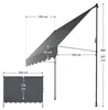 Markíza Juskys Kapstadt 250 x 120 cm – s nastaviteľnou Náhľad obrázku produktu 3