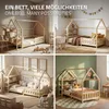 ML-Design Kinderbett 90x200cm mit Matratze H:10 Regal Produktbild-Vorschau 7