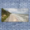Glasbilder 140x70 Wandbild Druck auf Glas Strand Meer Baum Produktbild-Vorschau 2