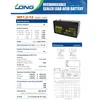 Kung Long WP1.2-12, 12Volt, 1.2Ah VDS G104002, Faston 4,8mm Produktbild-Vorschau 9
